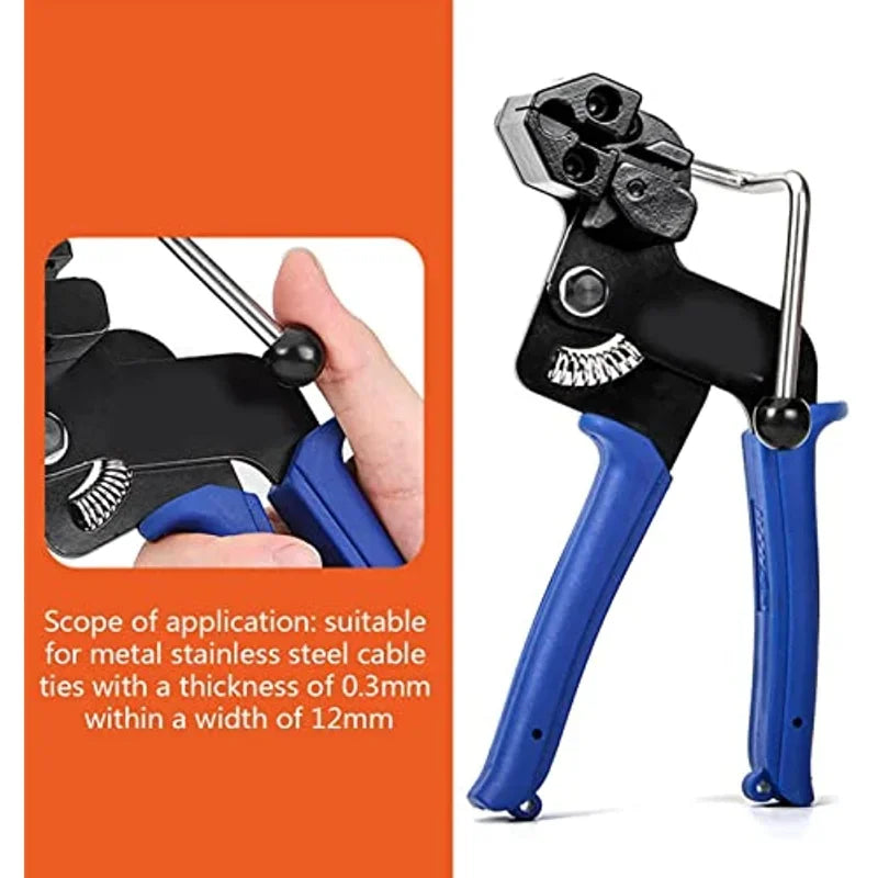 Cable Ties Plier Stainless Steel Locking Tie Hand Wrap Tool