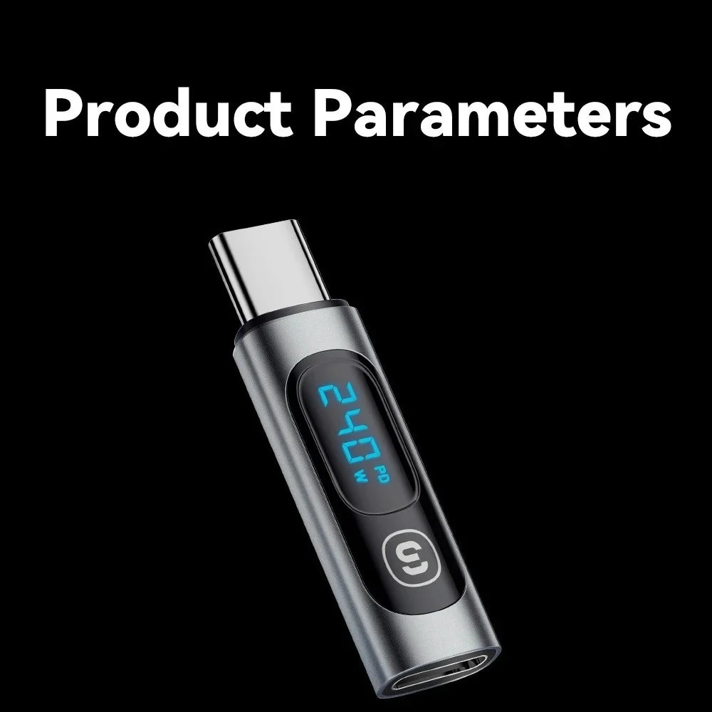 WALKESEN 240W USB-C to USB-C Adapter – OTG Digital Display USB-C Adapter Zpaxo