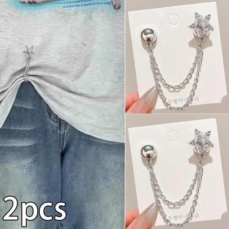 Magnetic Clothing Clips Strong Force Cardigans Cuffs Hijab Pinless