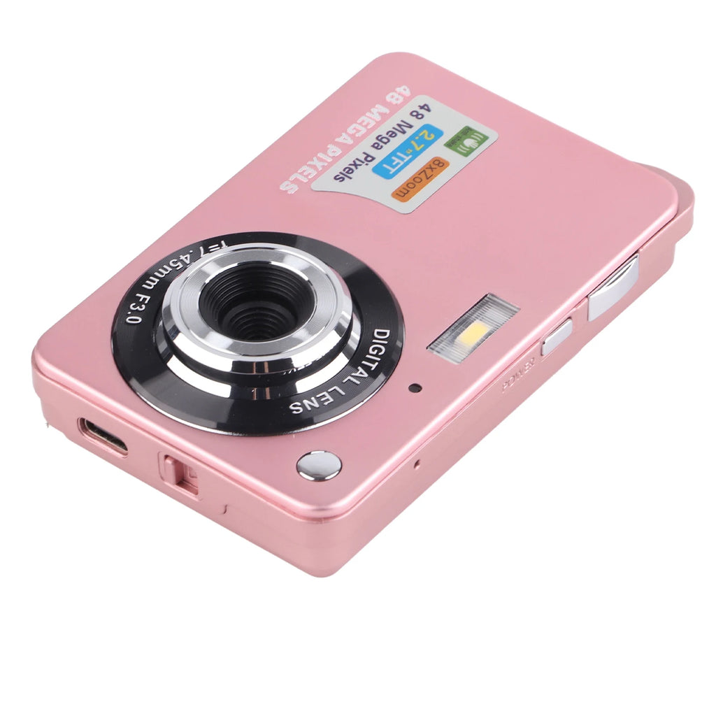 4K Digital Camera 48MP LCD Display 8x Zoom Anti Shake Vlogging