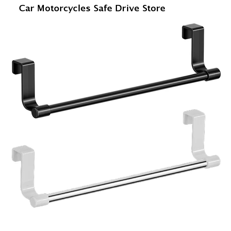 CMTowel Rod Steel Metal Wire Over Cabinet Towel Rack Storage