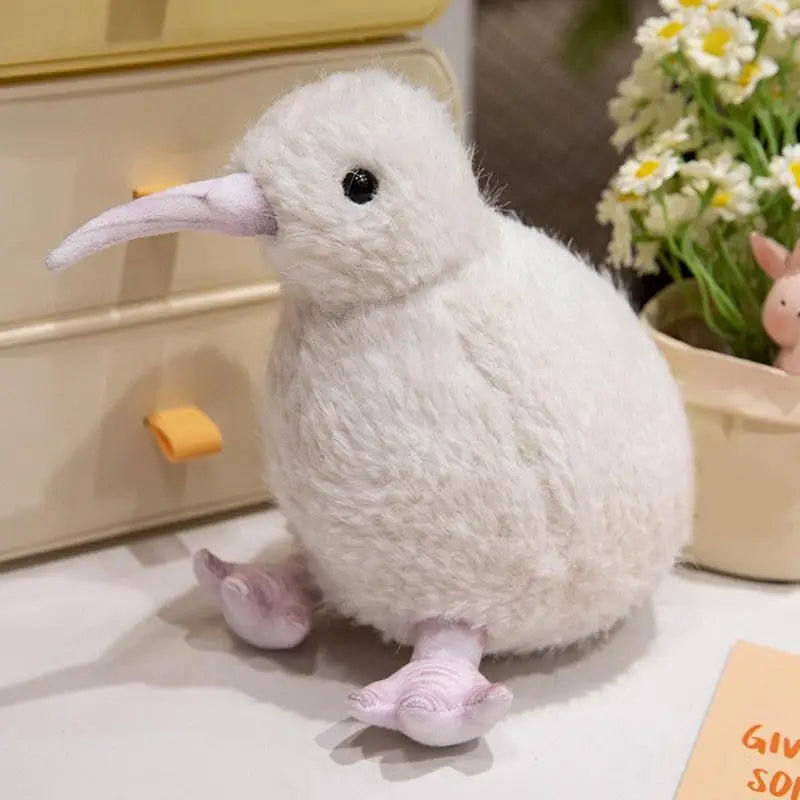 Kiwi Bird Stuffed Animal Soft Animal Toy Kiwi Bird Stuffed Animal Plushie Doll Pillow Toy Soft Bird Hugging Toy For Christmas Zpaxo