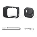 Silicone Protective Case with Neck Hang Rope All-round Protection Shell Camera All-round Protection Cover for Insta 360 GO Ultra Zpaxo black color China Mainland