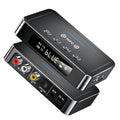 NFC Bluetooth-compatible 5 0 Receiver Transmitter Wireless Adaper AUX Zpaxo black