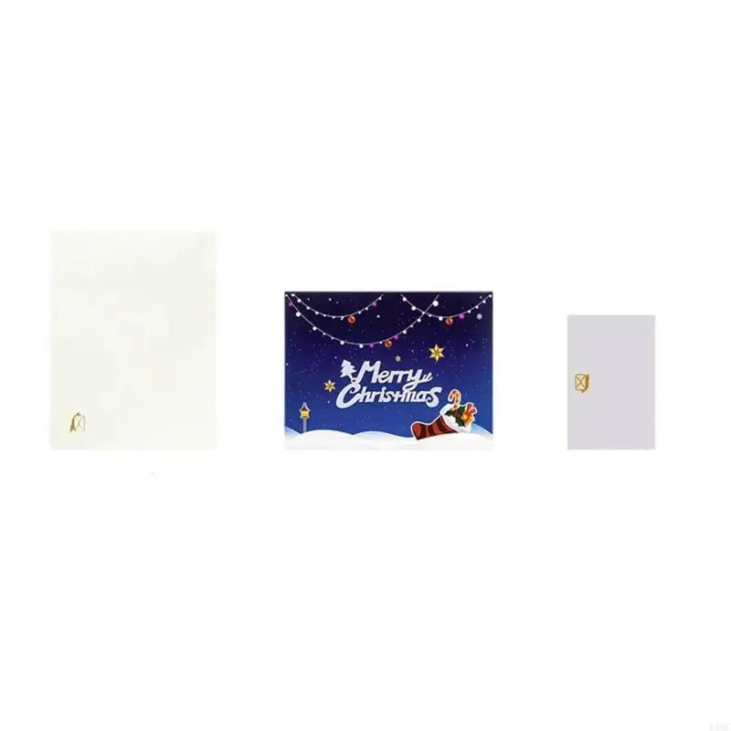 Light Music Holiday Card Illuminated Musical Christmas Greeting