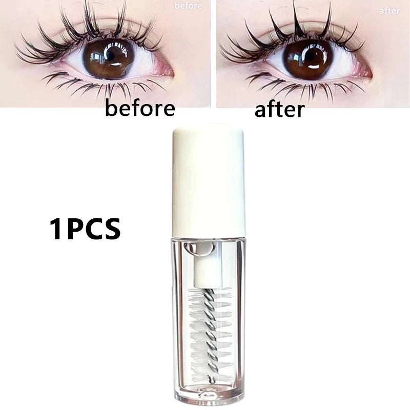 Mini Eyelash Styling Sealant Fast Drying Soft Brush Lashes Gel Zpaxo Spiral brush-1pcs