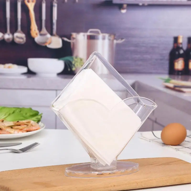 Acrylic Tissue Holder Modern Upright Clear Box Restaurant Hotel Caf Zpaxo Default Title
