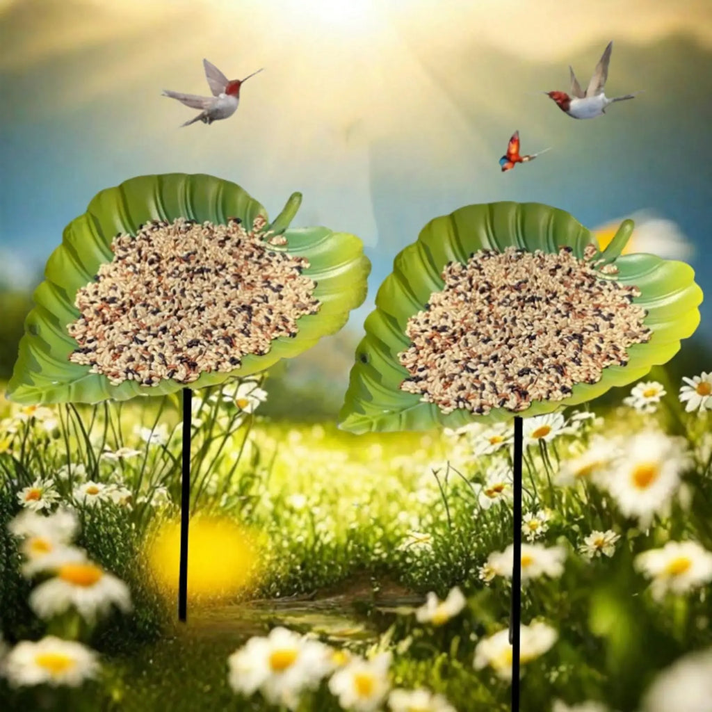 Decorative Garden Bird Feeder Iron Bird Bath Removable Stand for Outdoor Bird Drinking and Watching Zpaxo