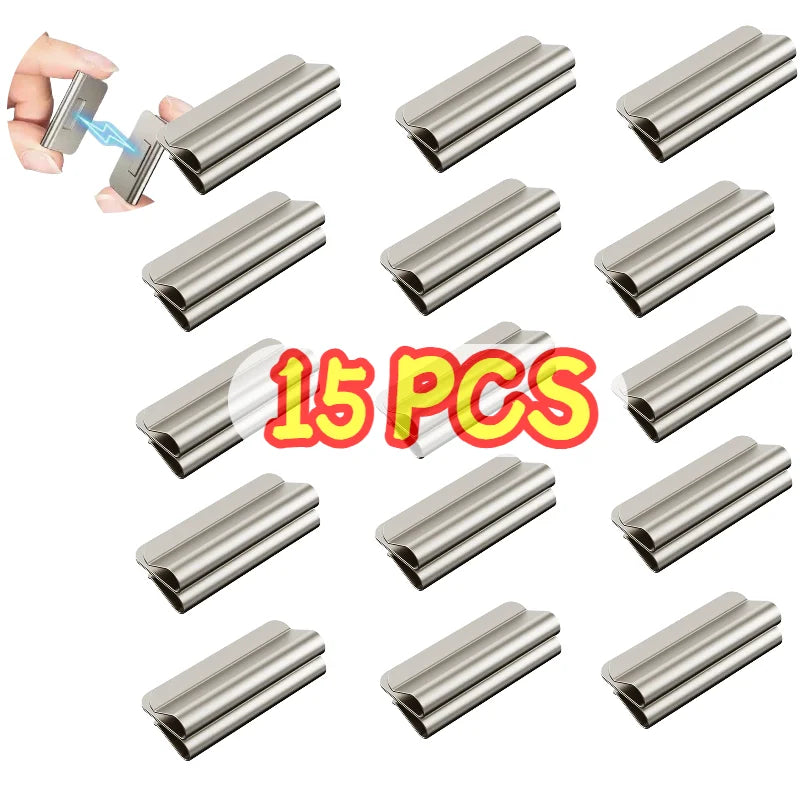 Curtain Magnetic Holder Detachable Magnetic Clip Curtain Magnetic Clip Suitable for Living Room and Bedroom Curtains Zpaxo 15 Pairs