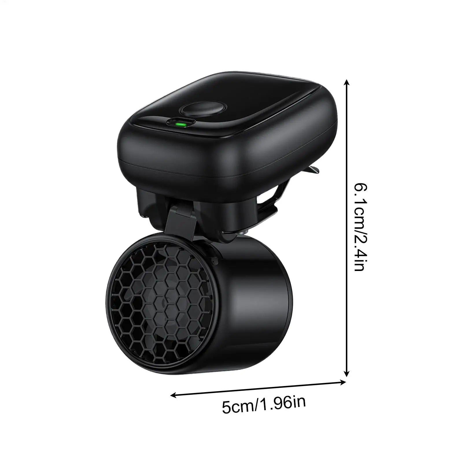 Clip Hat Fan Portable Hands Blower 3 Speed Rechargeable Mini USB