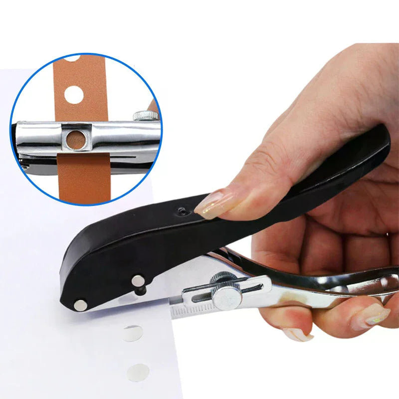 Manual Punch Edge Banding Pliers 8 Hole Card Punching Tool Plastic Zpaxo