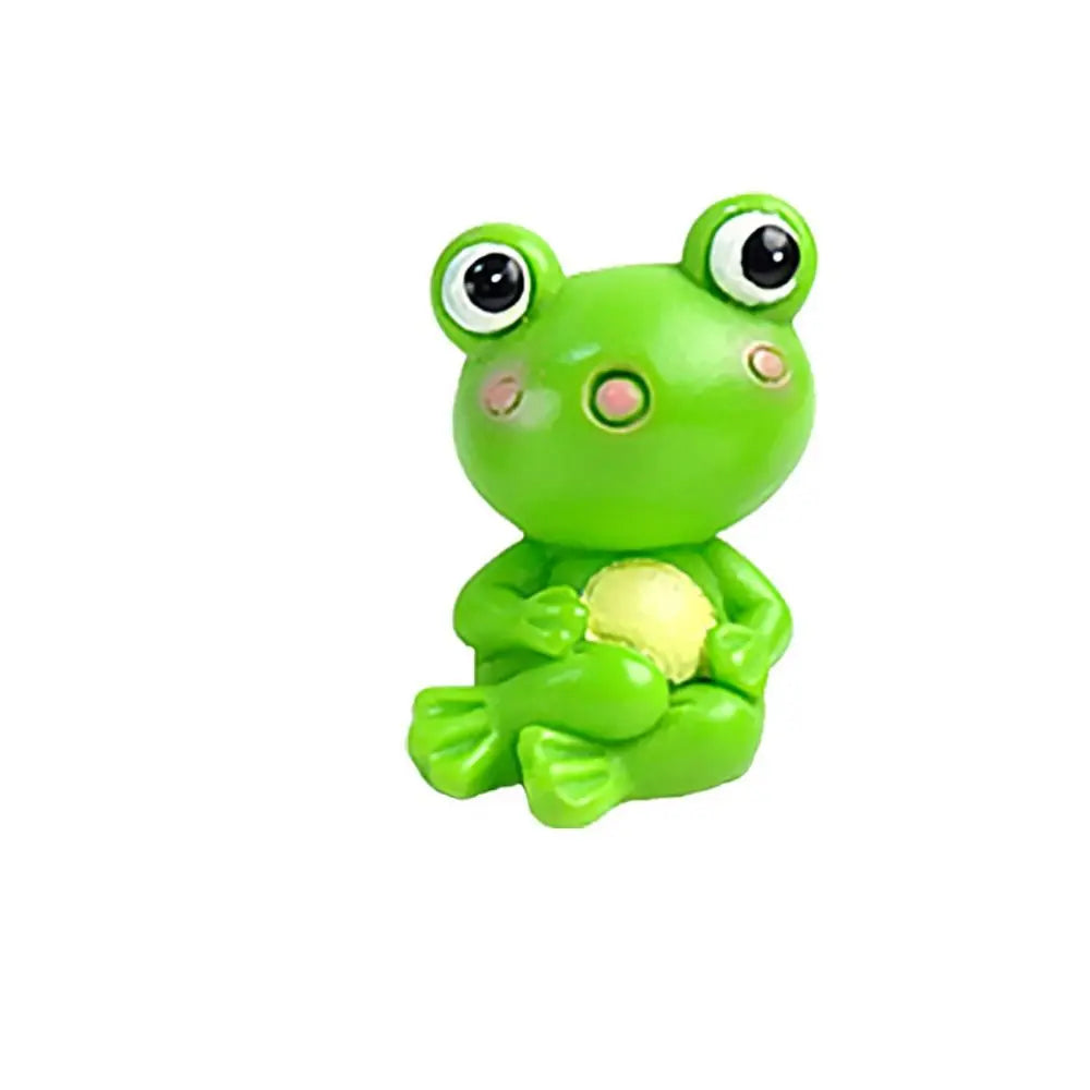 Resin Frog Miniature Car Ornaments Miniatures Animal Micro Landscape Zpaxo C