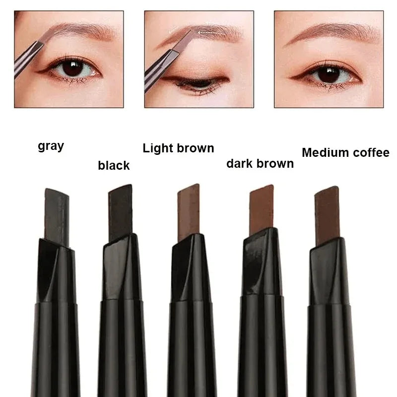 Double-headed Eyebrow Pencil Extremely Fine Waterproof Enhancers Long