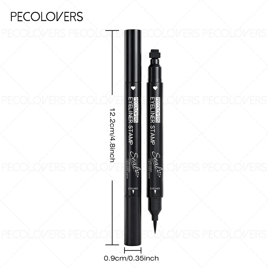 Waterproof Liquid Eyeliner Stamp Smudge-proof Create Unique Eye Shape Zpaxo
