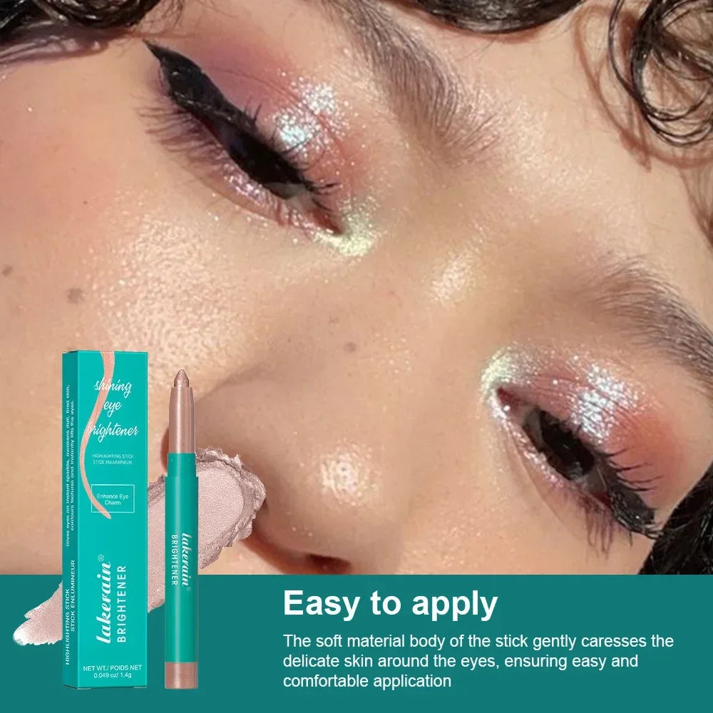 Waterproof Pearlescent Eyeshadow Pencil Stick Lasting Glitter Shimmer Zpaxo