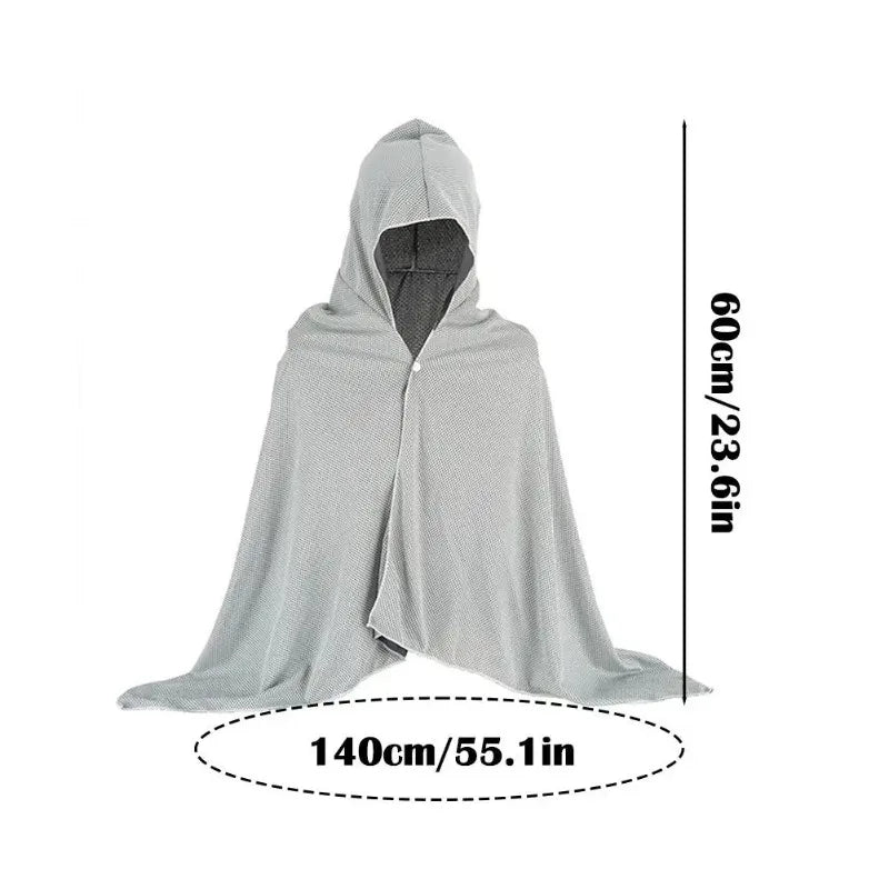 60 Ice Cool Towel Beach Poncho Cover Up Quick Dry Absorbent Oversized Zpaxo