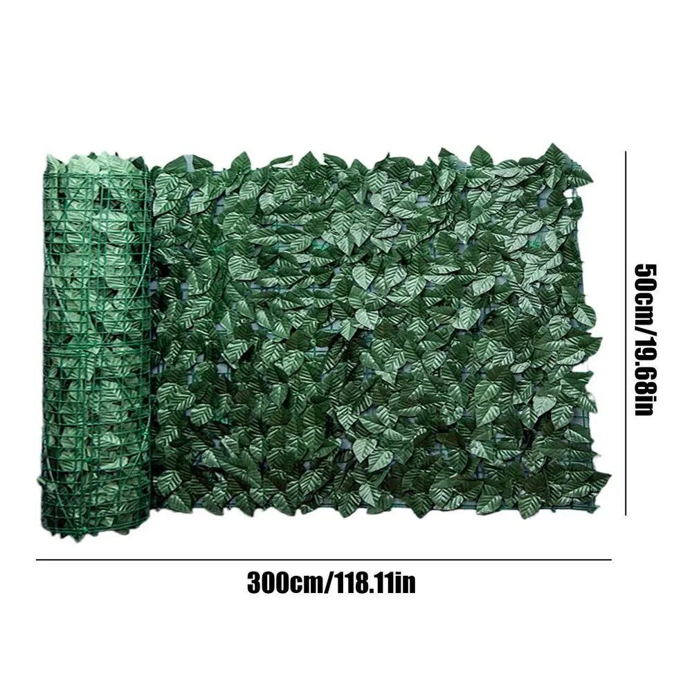 Outdoor Privacy Screen Realistic Decorative 19x118 Inch Artificial