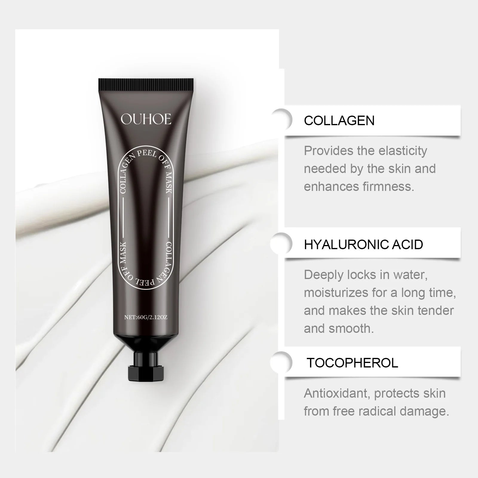 Hyaluronic Acid Facial Mask Moisturizer Skin Tightening Remover Zpaxo
