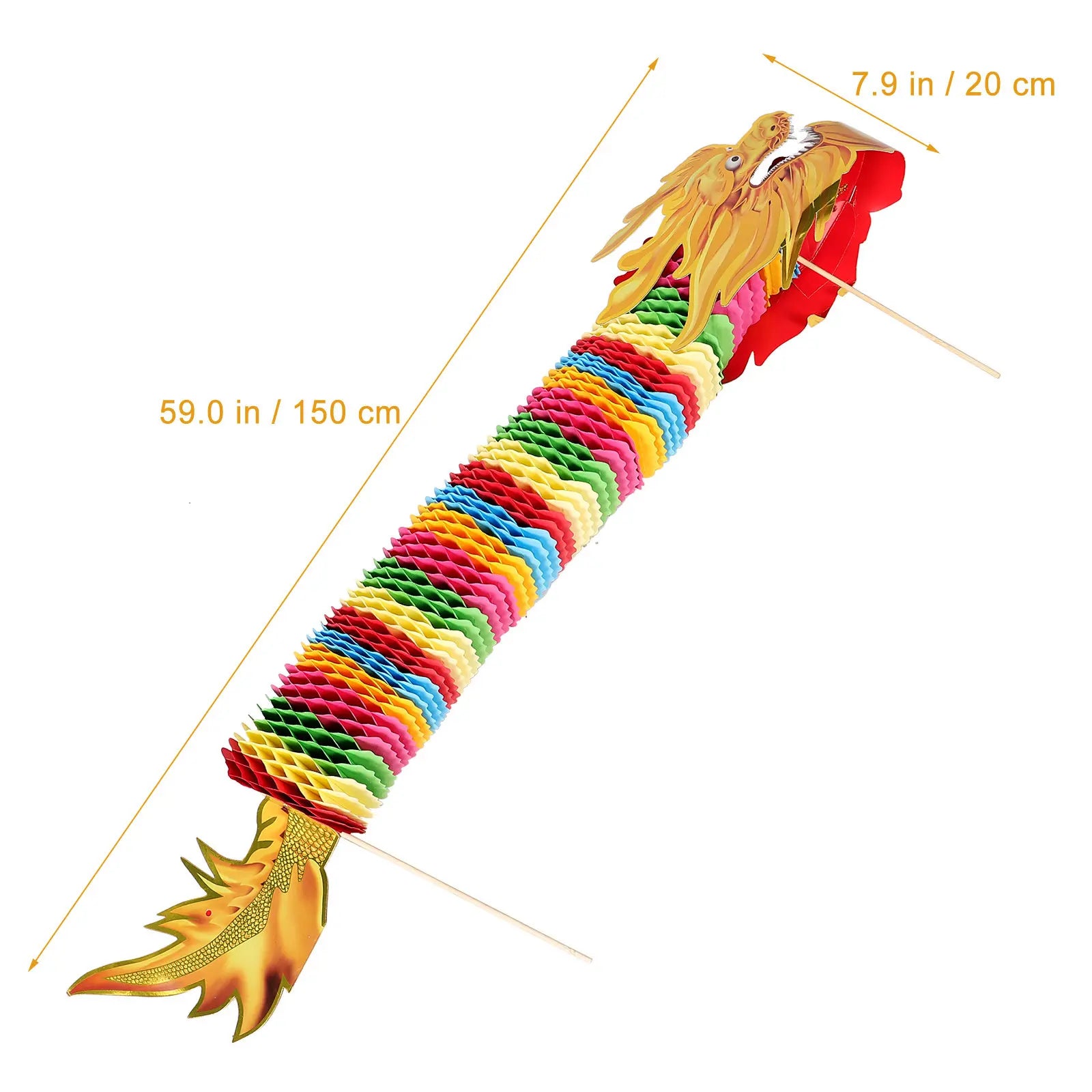 Red Dragon Paper Craft Chinese Year Decorations Festival Party Photo