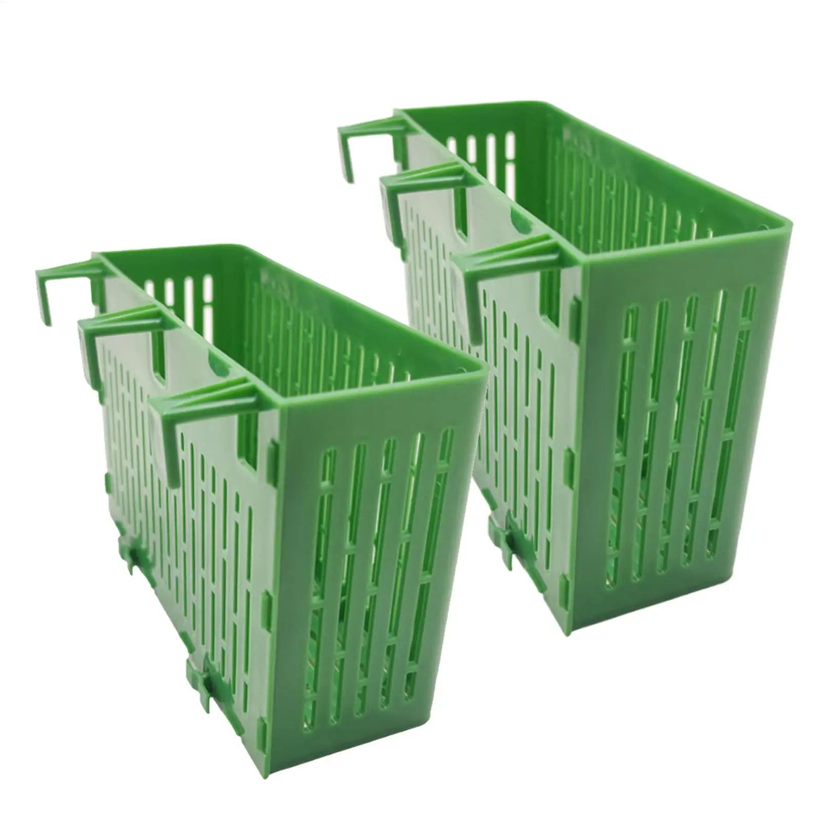 Aquarium Plant Stand Adsorbable Hydroponic Plant Storage Plastic Aquarium Square Hollow Storage Basket Fish Tank Decorations Zpaxo