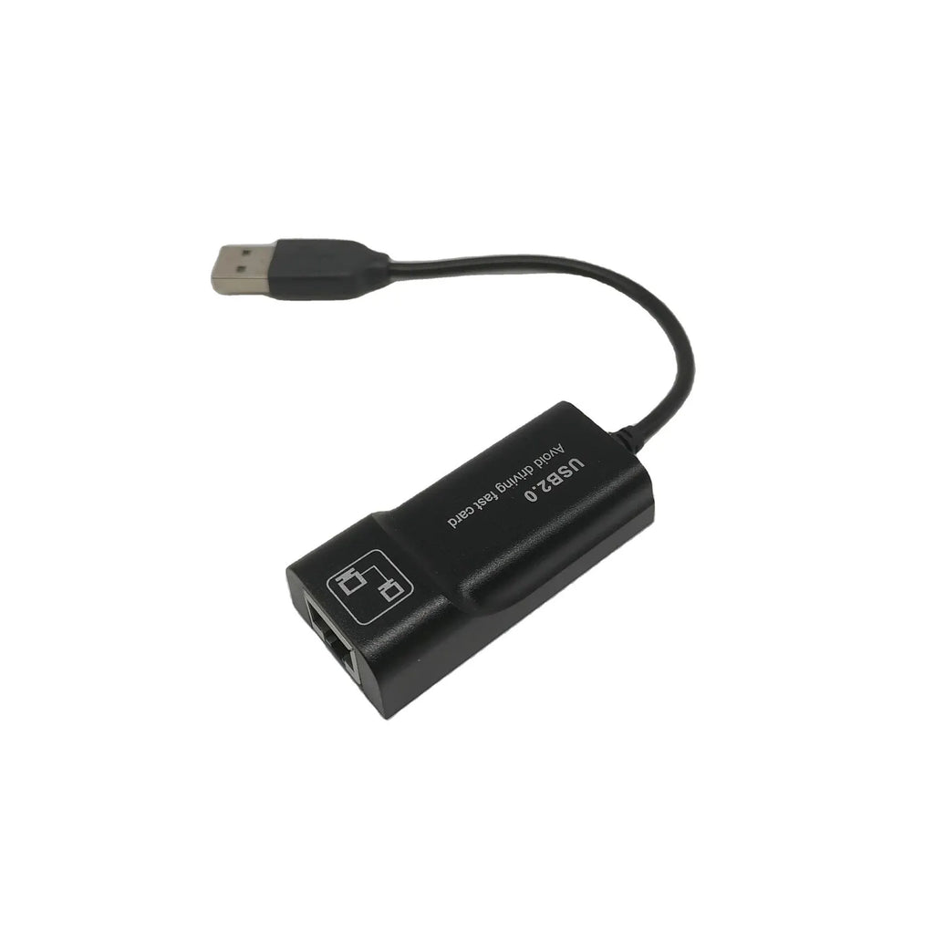 USB2 0 RJ45 Network Cable Adapter 100Mbps Wired Card External Drive Zpaxo