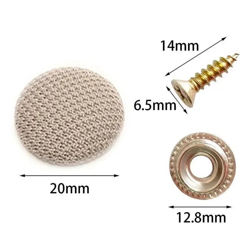 Car Headliner Roof Fixing Snap Rivets Buckles – 10-Pack