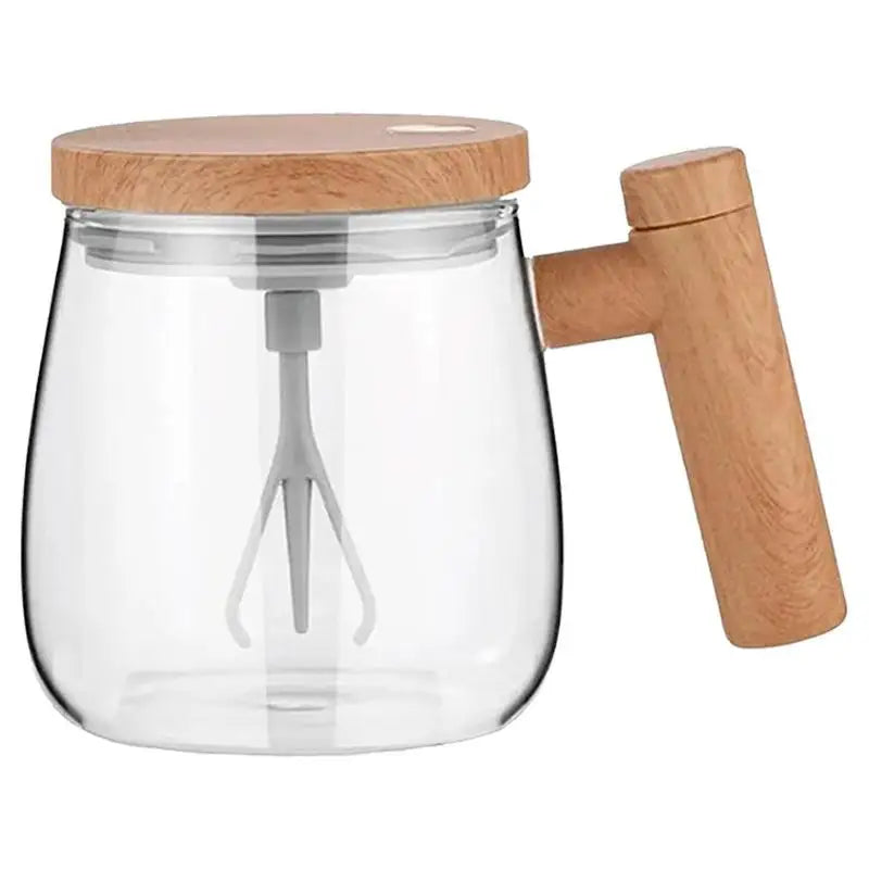 Automatic Self Stirring Mug Glass Coffee Milk Mixing Cup Creative