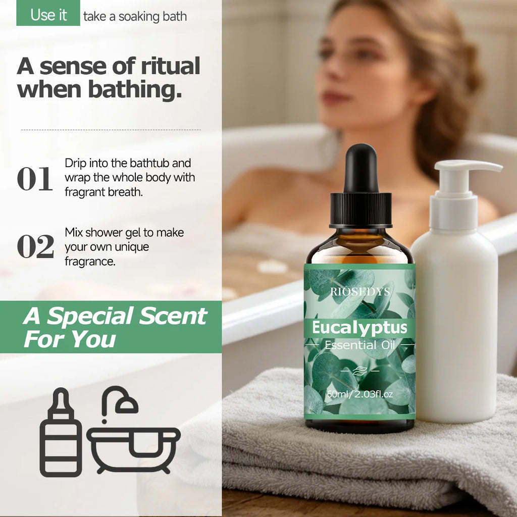EUCALYPTUS Essential Oil Has Deep Nourishing Moisturizing Effects Zpaxo