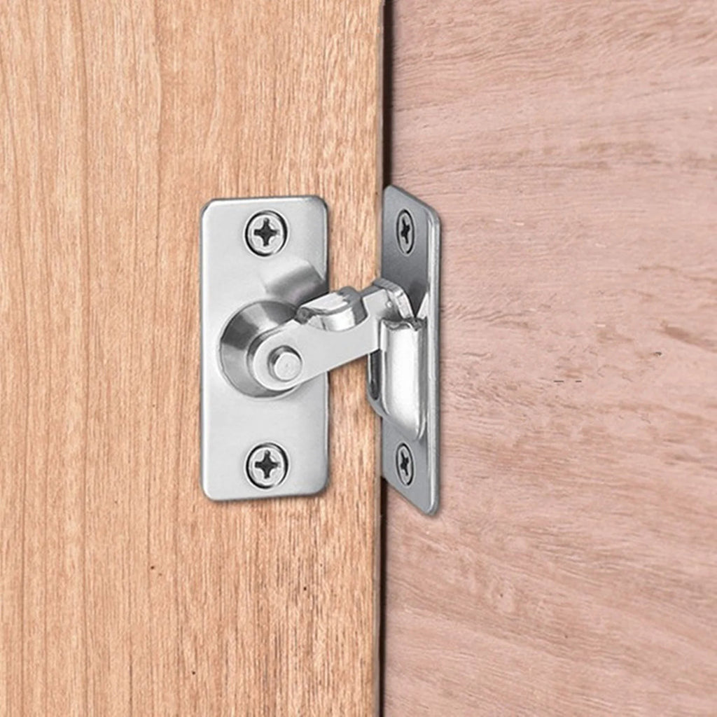 Door Latch Doors Lock Screws 90 Degree Right Angle Buckle Hasp
