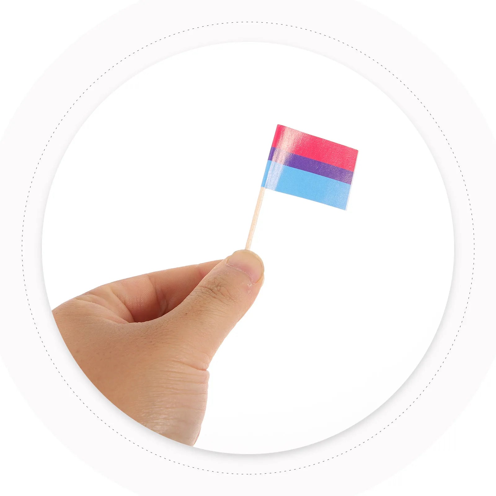Flag Picks Food Toothpicks Decorative Fruit Dessert Toppers Bars