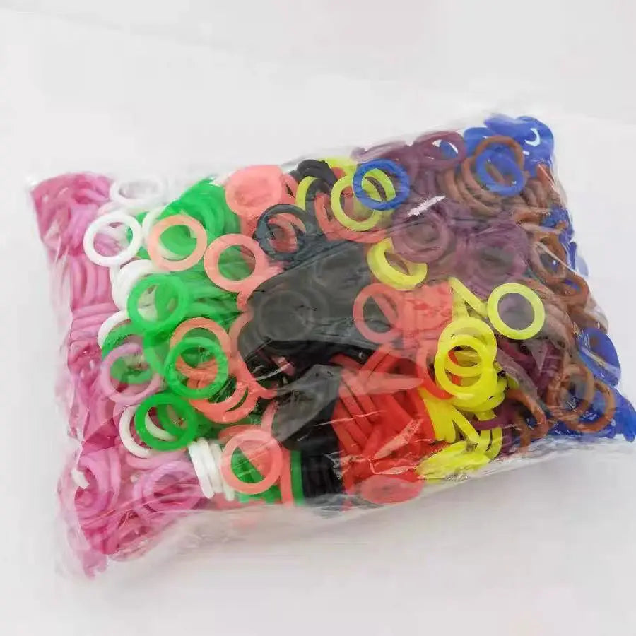 Mixed Colors Pigeon Bird Foot Rings Identification Quails Pigeons