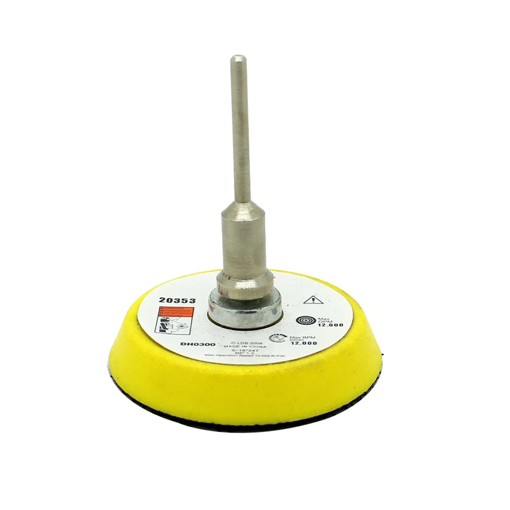 2 Inch Disc Sanding Polish Polishing Pad Backer Plate 3mm Shank Zpaxo 0