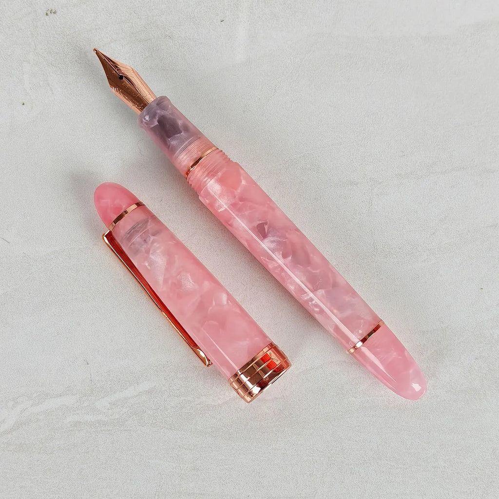 Kaigelu 356 Resin Fountain Pen with Gold Clip, EF/F/M Nibs, Beautiful Five-Color Writing Pen, Office Business Home Gift Ink Pen Zpaxo
