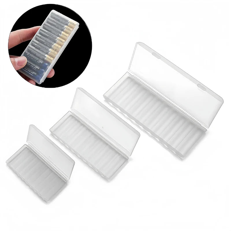 10 Slots Battery Storage Box Household Organization Hard Plastic