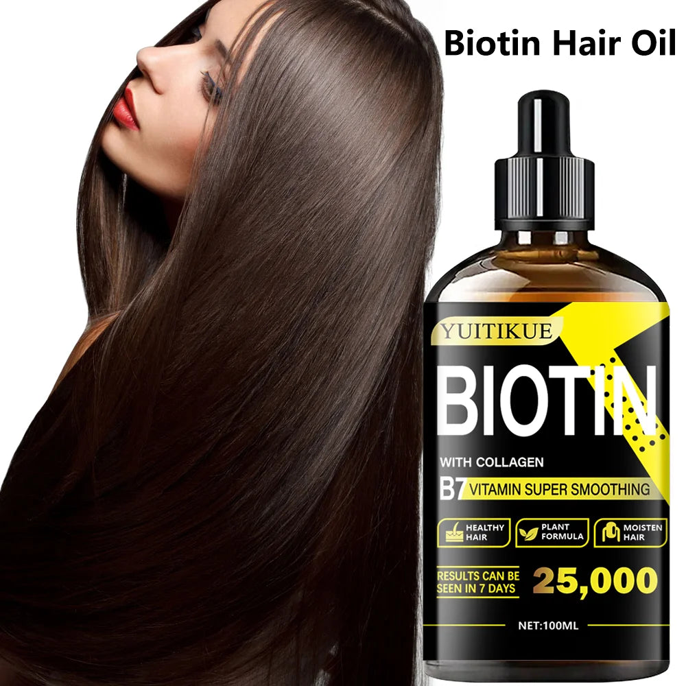 YUITIKUE Biotin Hair Oil – Collagen & Vitamin B7, 100g Biotin Hair Oil Zpaxo