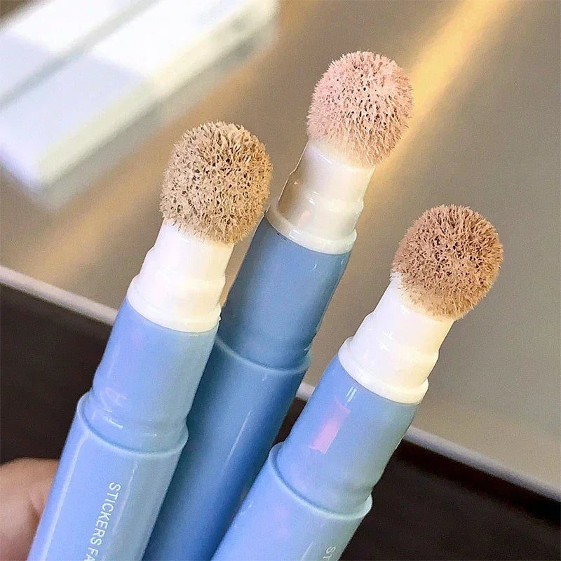 Sponge Head Concealer Pen Lasting Waterproof Moisturizing Liquid Foundation Coverage Pores Dark Circles Oil Control Concealer Zpaxo