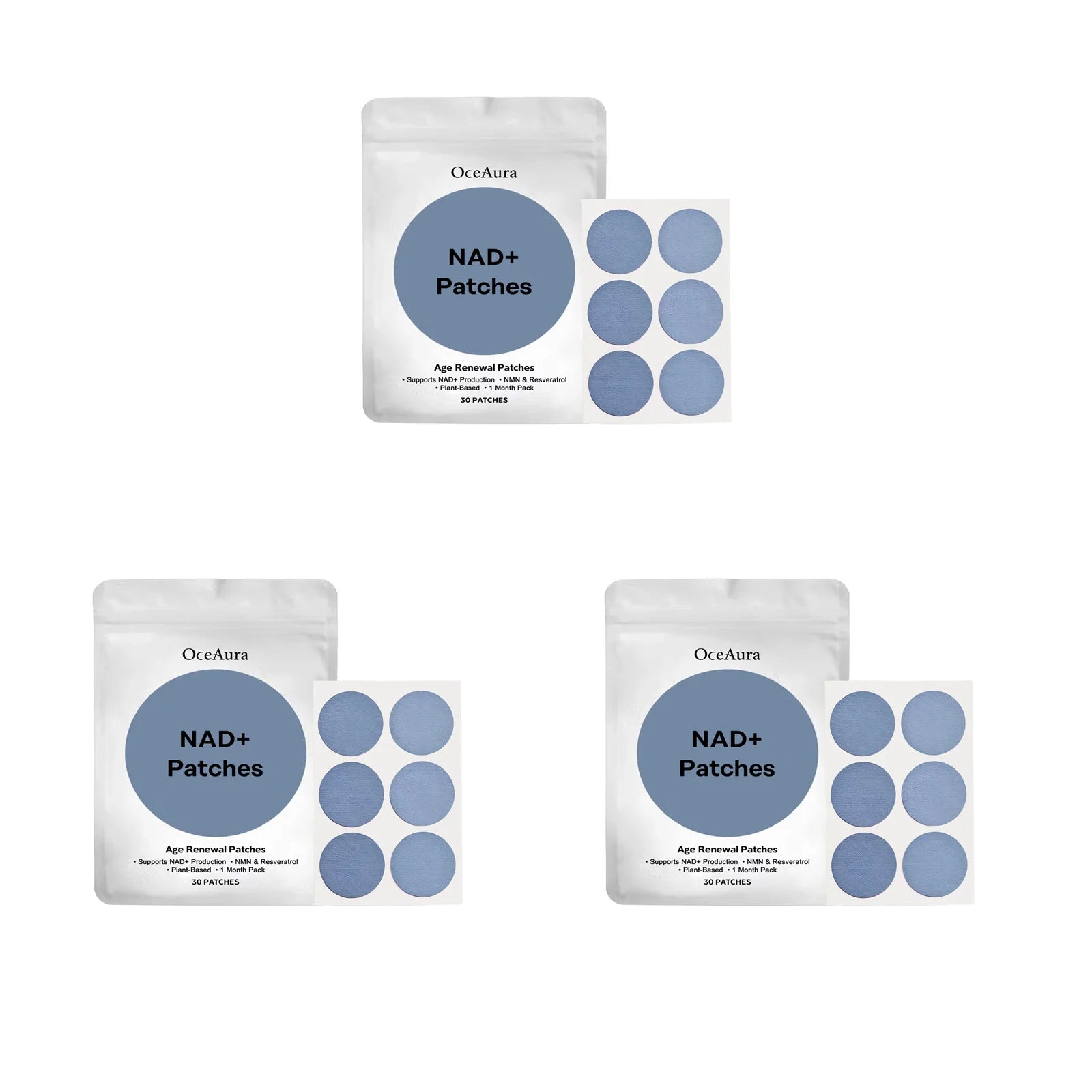 OceAura Nourishing Body Care Patches – Anti-Aging, 30 ct Body Care Patches Zpaxo 90pcs