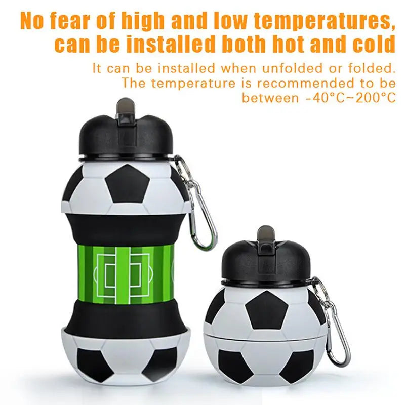 Foldable Leakproof Collapsible Water Bottle for Kids & Sports