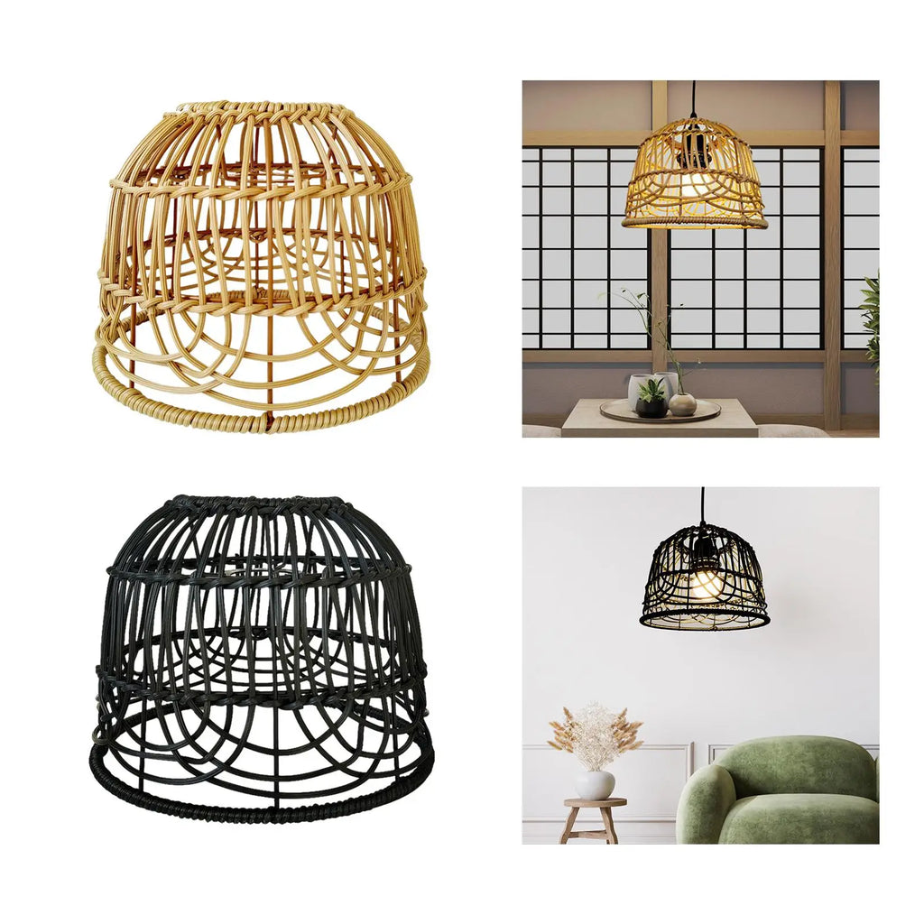 Lampshade Light Fixture Natural Chandelier Ceiling Pendant Shade Zpaxo