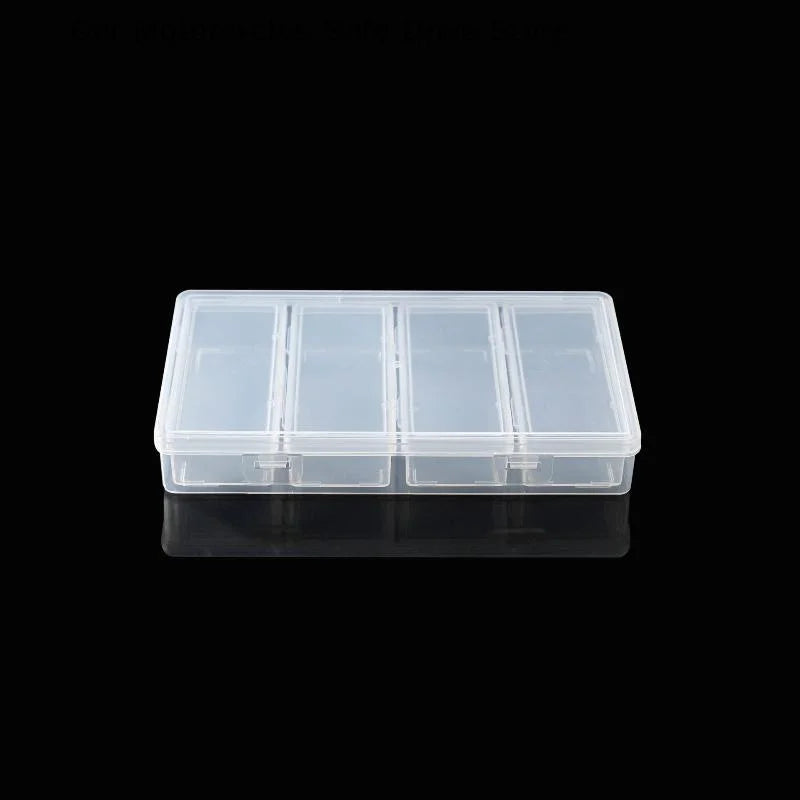 CM4 Adjustable Dividers Clear Plastic Storage Organizer Box Craft