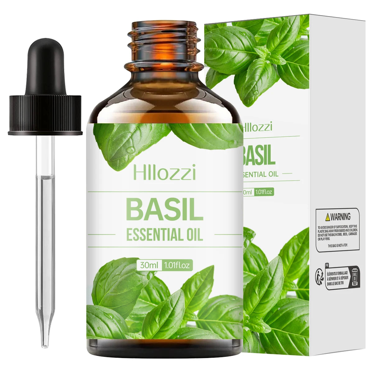 30ml Basil essential oil moisturizing aromatherapy suitable for aromatherapy candles car humidifier Zpaxo Basil 30ml