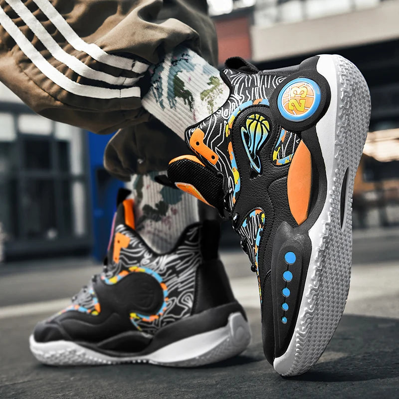 Men's Basketball Shoes Breathable Cushioning Non-slip Wearable Runing