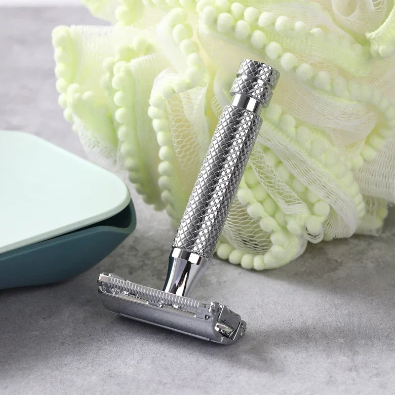 Yaqi Monarch Chrome Safety Razor | 0.90mm Blade Gap for Men Safety Razor Zpaxo