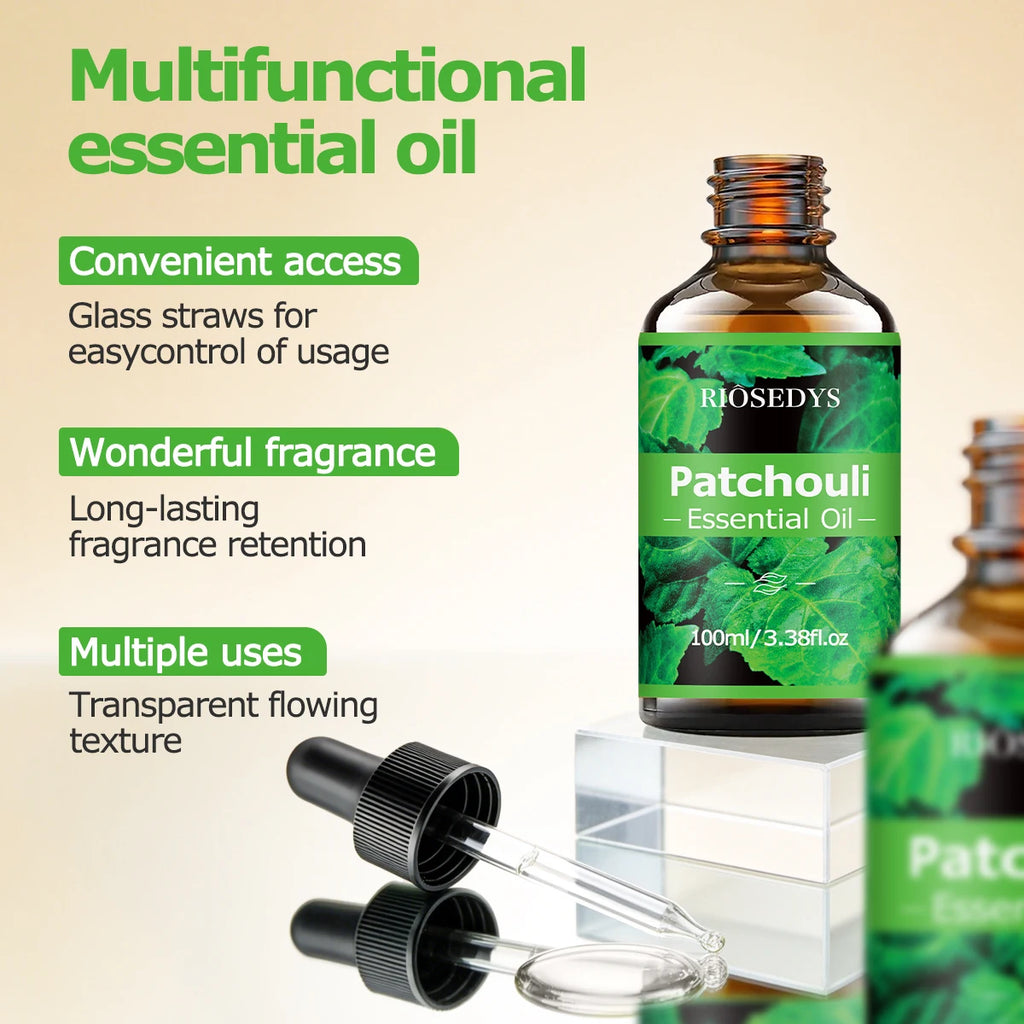 PATCHOULI ESSENTIAL OIL Suitable Massage Skincare Deeply Nourishes Zpaxo