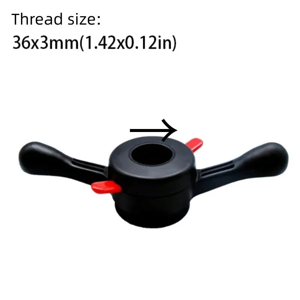 Quick-Locking Wheel Hub Balancer Quick-Release High Strength Wheel Balancer Tool Fast Nut Rigid Plastic Material Zpaxo 36x3mm