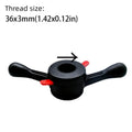 Quick-Locking Wheel Hub Balancer Quick-Release High Strength Wheel Balancer Tool Fast Nut Rigid Plastic Material Zpaxo 36x3mm