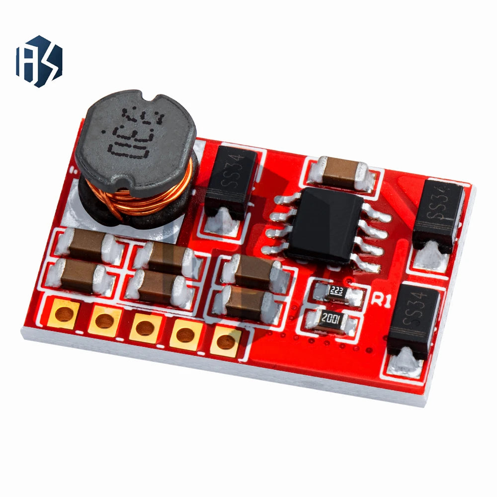 DC 3-18V Dual Output Boost Board, ±5V~±24V Positive Negative Power Module Zpaxo