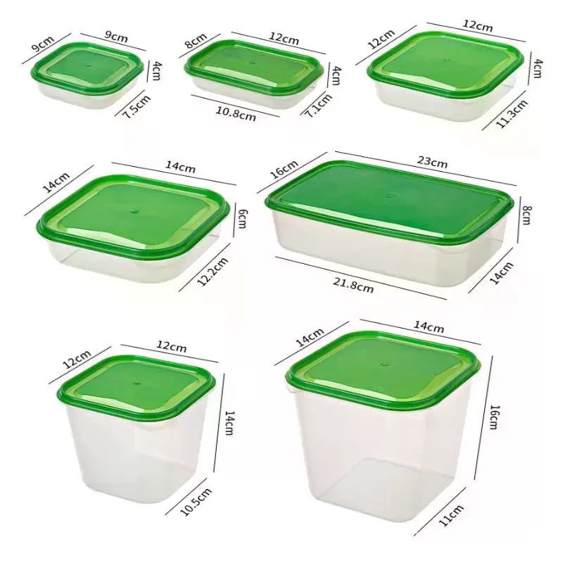 Freshness Preservation Box Plastic Lunch Kitchen Refrigerator Zpaxo