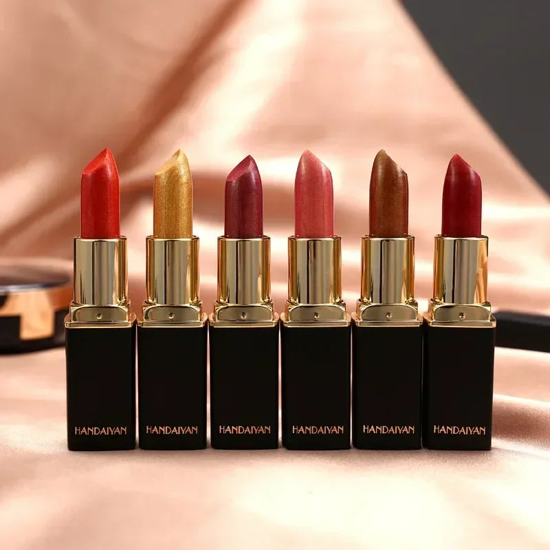 Professional Lips Makeup Waterproof Shimmer Long Lasting Pigment Nude Zpaxo