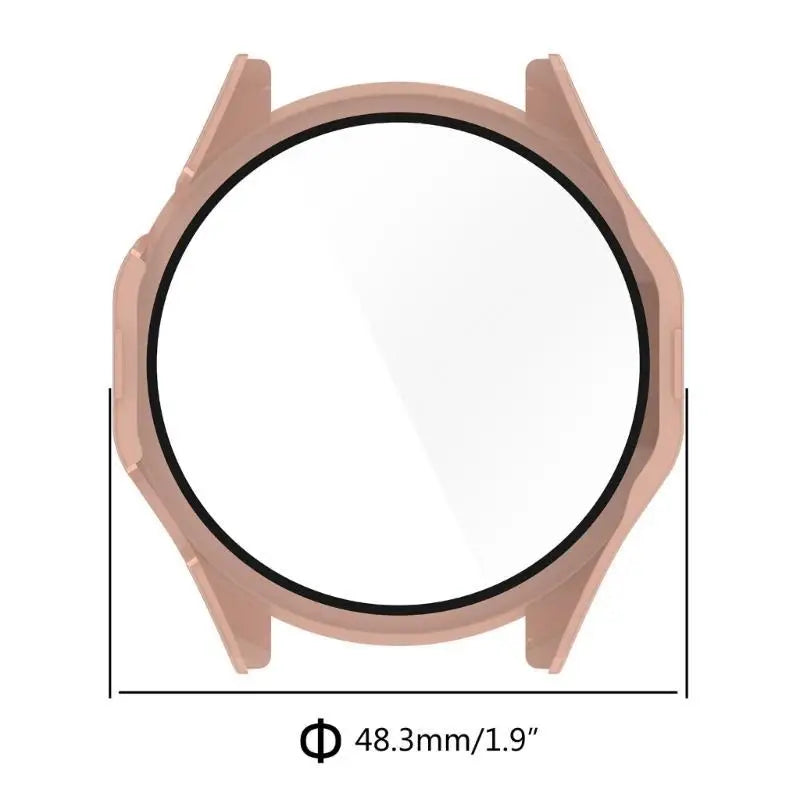 652F Half-coverage Watch Frame Bumper Shell 2 Cover Dustproof Housing Zpaxo